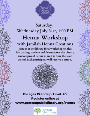 Henna with Jamilah H
